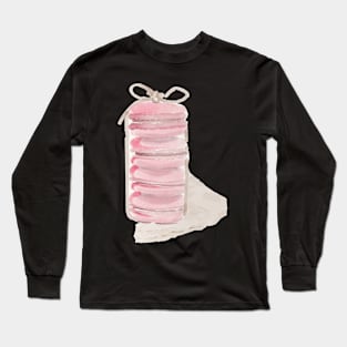 Raspberry macaron Long Sleeve T-Shirt